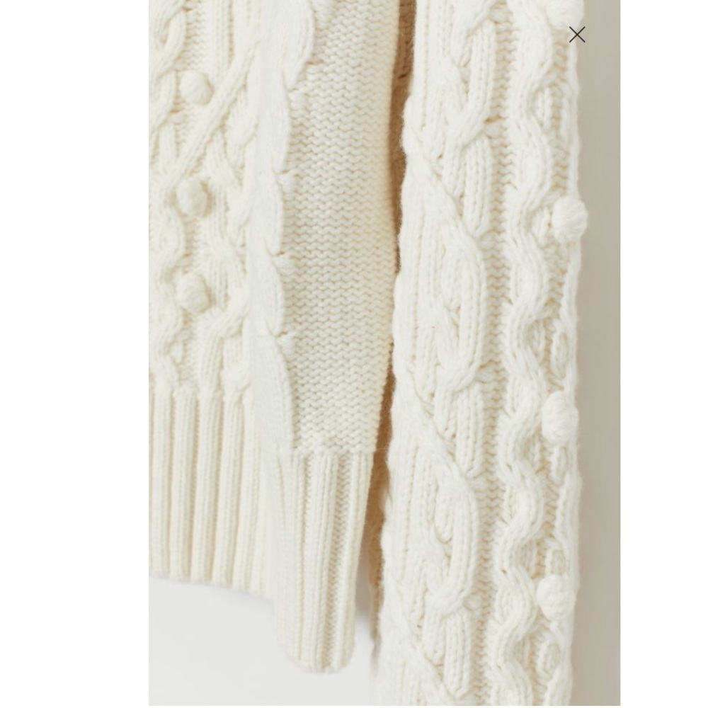 H&M Cable-knit Wool-blend Sweater - Picture 2 of 10